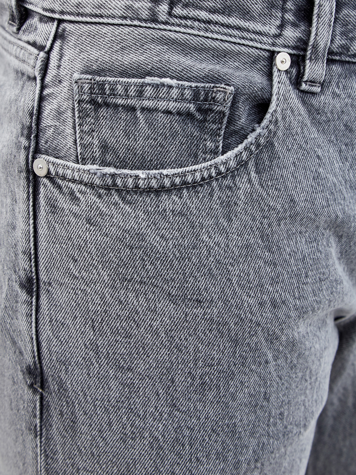 Окрашенные вручную джинсы-slim с литой фурнитурой ELEVENTY, цвет серый, размер 44;46;50;48;52 - фото 5