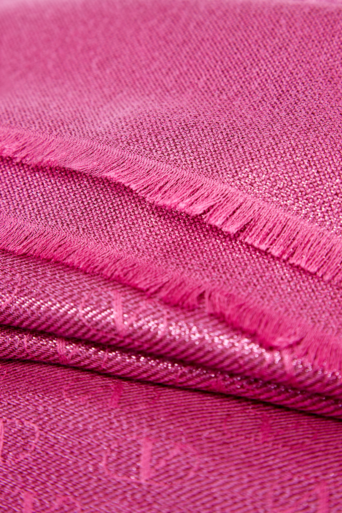 Яркий шарф из кашемира и шелка VLOGO Signature с логотипом бренда VALENTINO GARAVANI, цвет фиолетовый, размер M - фото 3