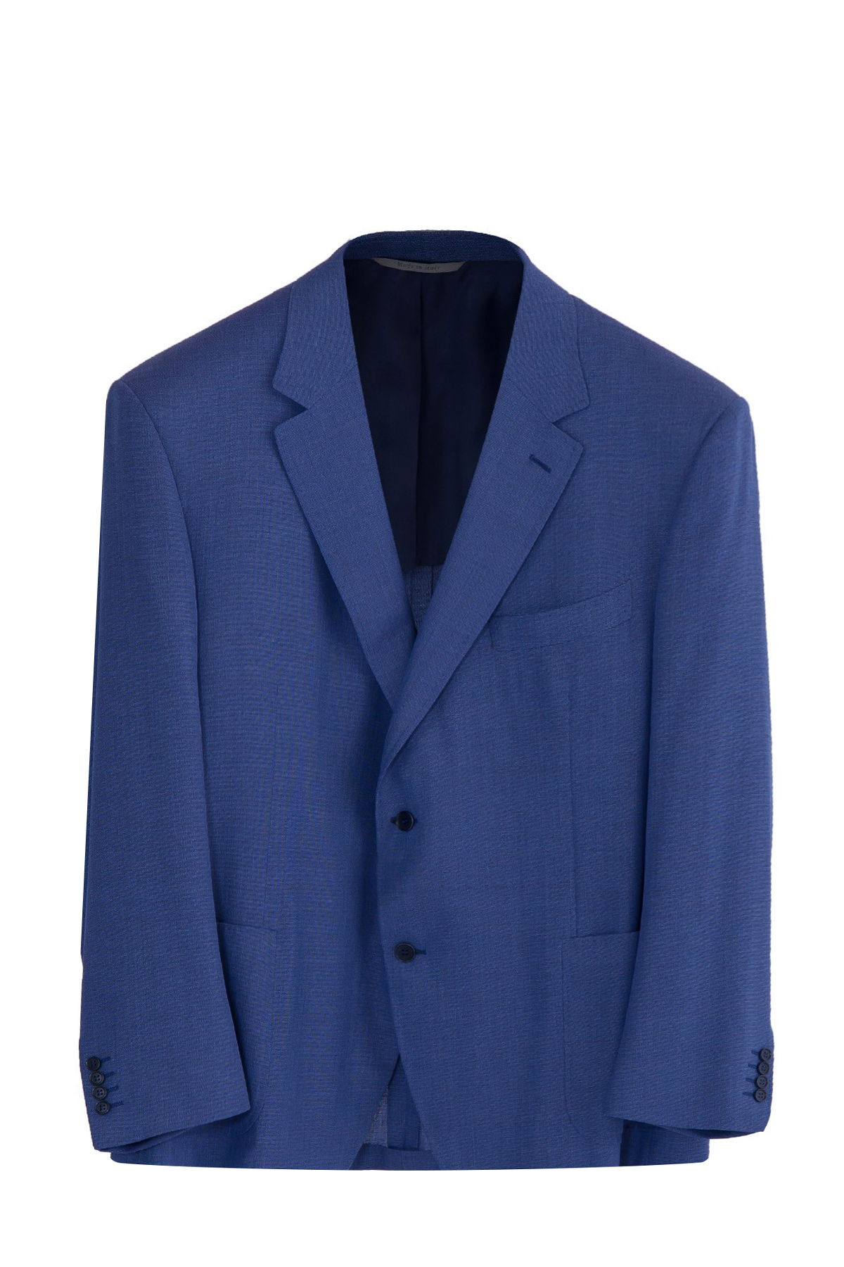 Блейзер в стиле sprezzatura из шерстяной ткани CANALI, цвет синий, размер 50 - фото 1