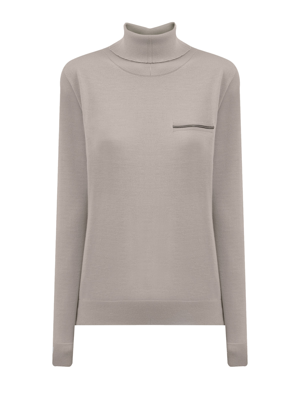 Водолазка из кашемира и шелка с деталью Punto Luce 59920₽