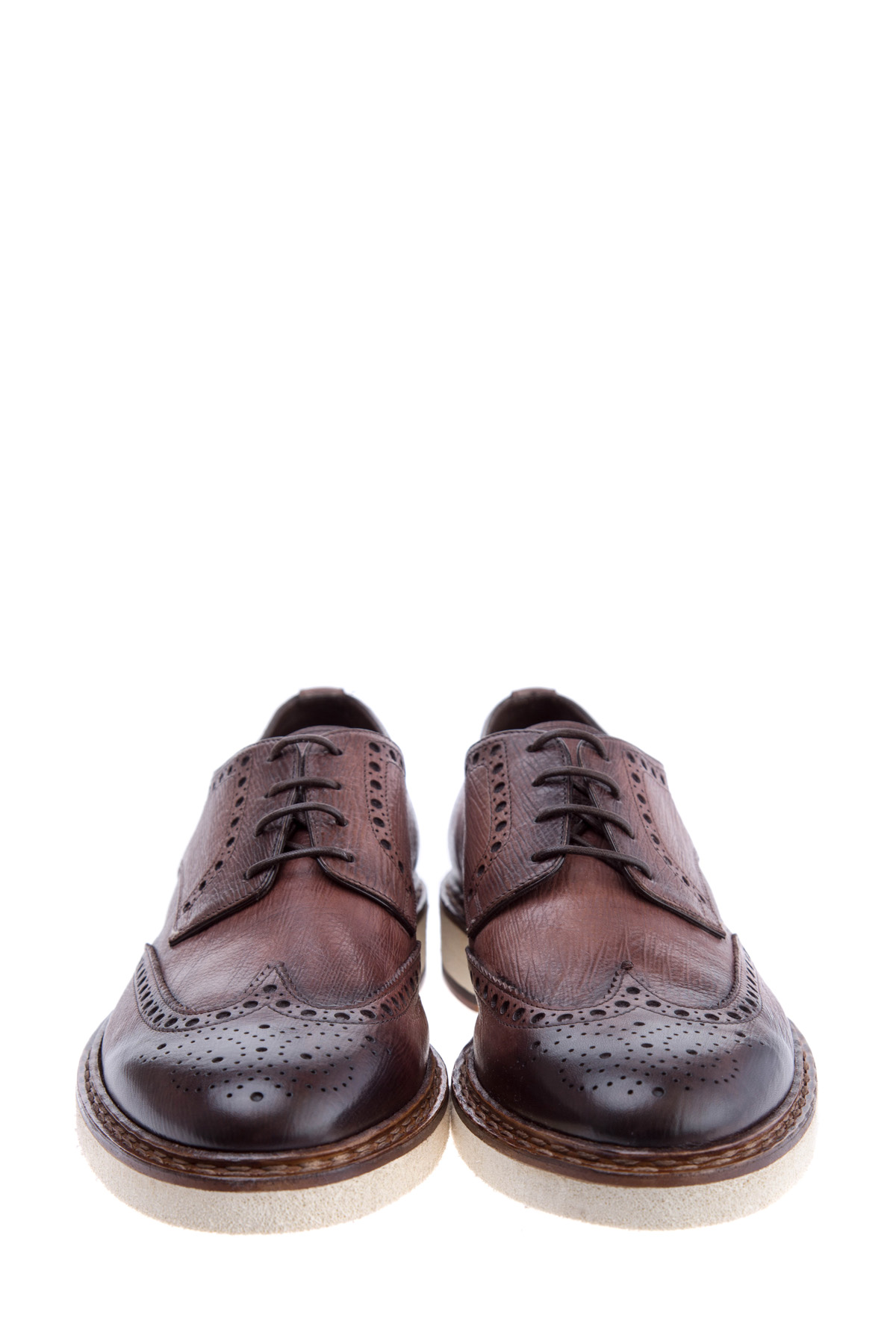 ботинки SANTONI, цвет коричневый, размер 39.5;40;41.5;42;42.5;43;43.5 - фото 5