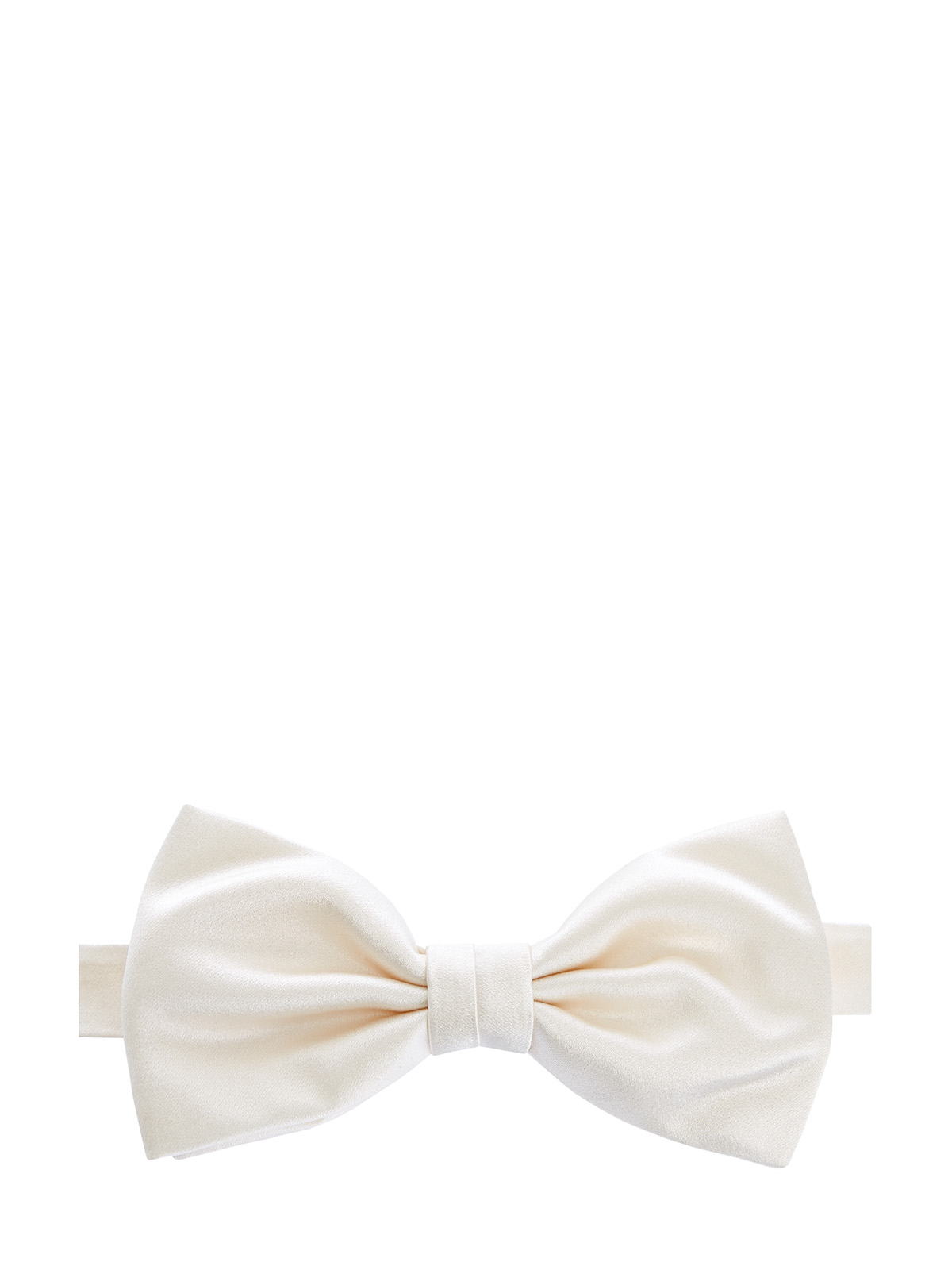 Шелковый галстук-бабочка в классическом стиле CANALI, цвет белый, размер 41;41.5;42;42.5;43;43.5;44 - фото 1