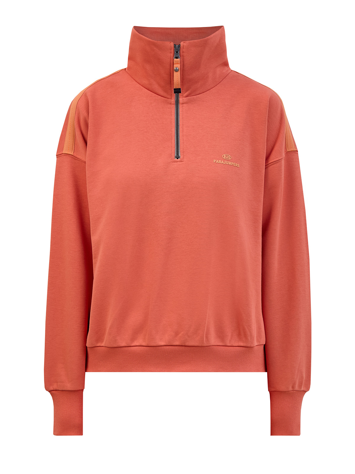 

Хлопковая толстовка Zendaya с застежкой half-zip и логотипом, Красный, Хлопковая толстовка Zendaya с застежкой half-zip и логотипом