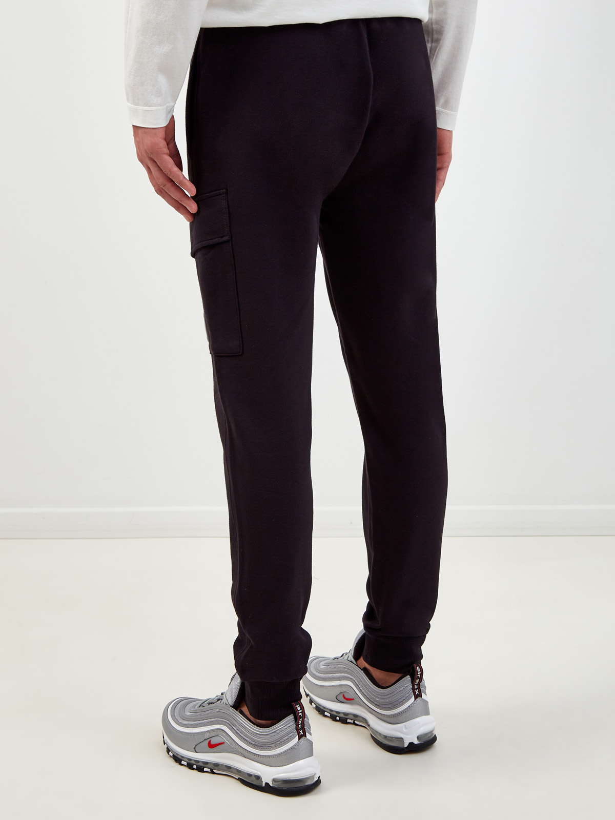 Спортивные брюки-карго из хлопка с линзой C.P. C.P.COMPANY, цвет черный, размер S;M;L;XL - фото 4