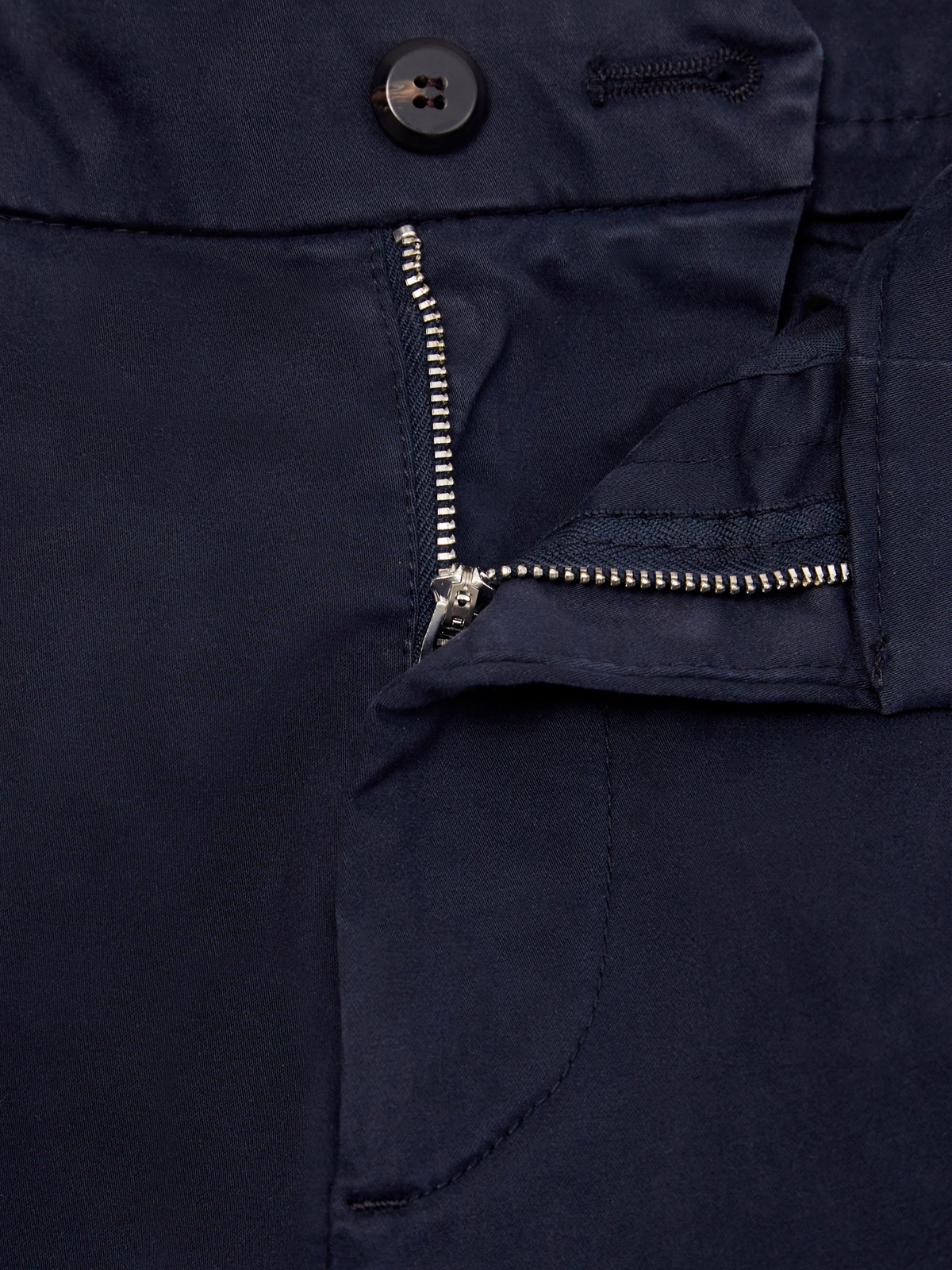 Брюки из гладкого хлопка с накладными макро-карманами ELEVENTY, цвет синий, размер 46;50;52;54;58 - фото 6