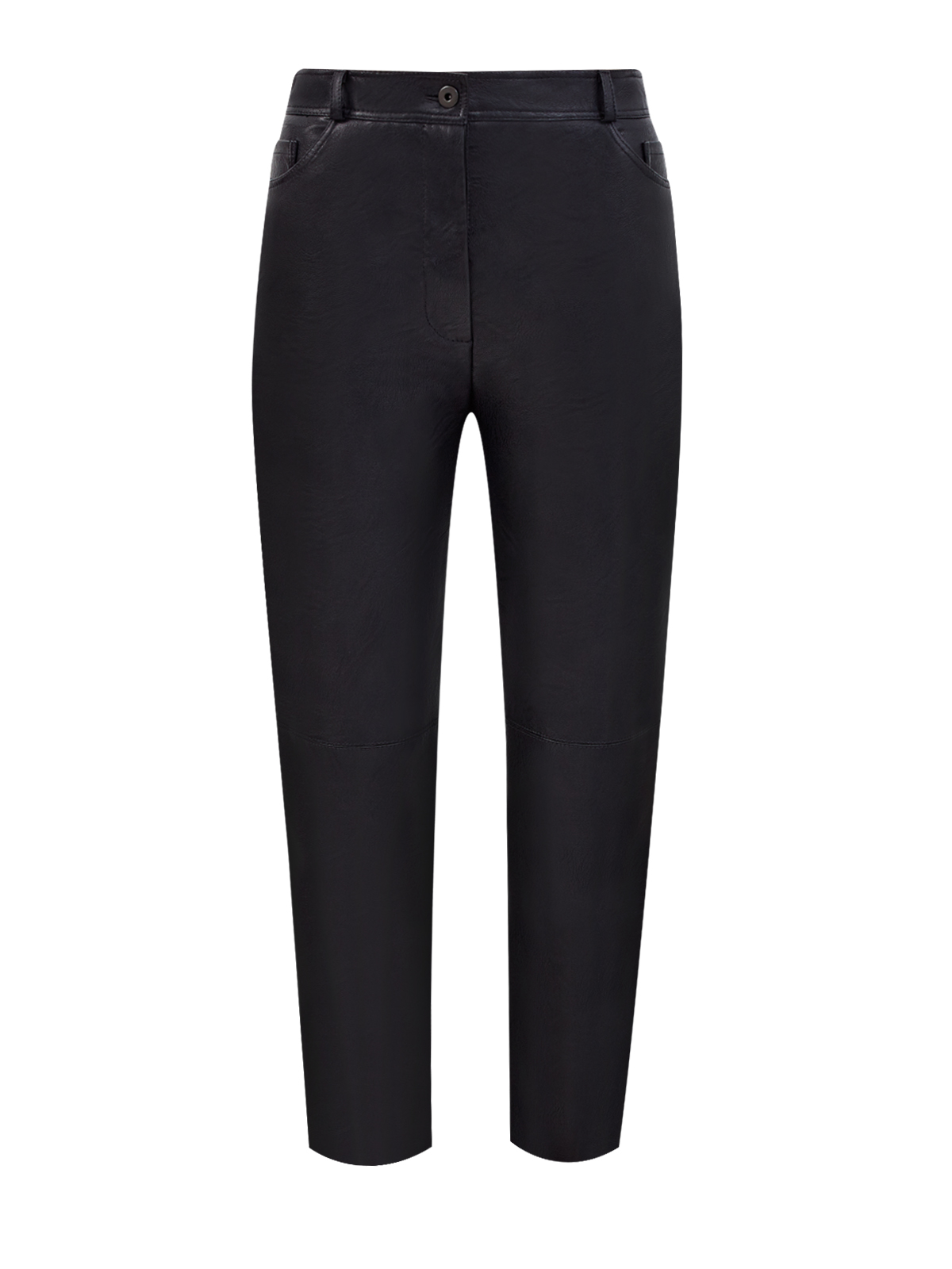 Монохромные брюки из эко-кожи Skin Free Skin STELLA McCARTNEY, цвет черный, размер XS;S - фото 1