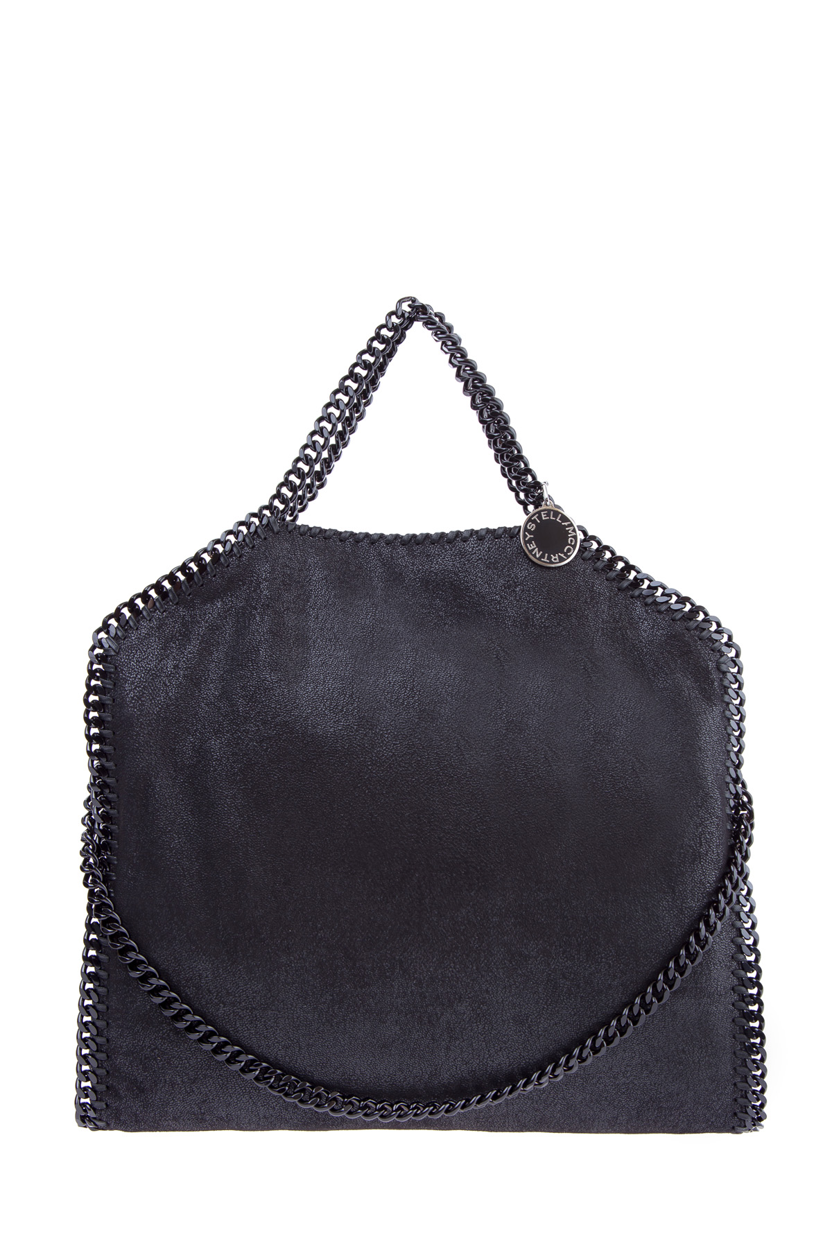 

Культовая сумка Falabella с массивными цепями в тон, Черный