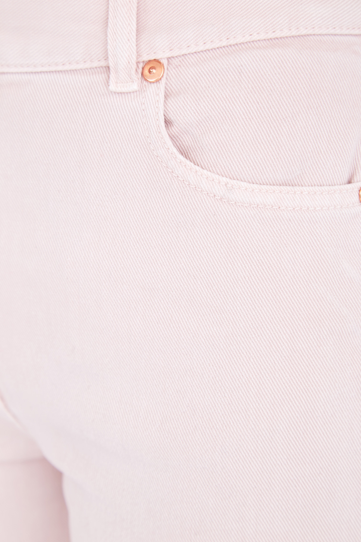 Базовые джинсы-скинни из хлопкового денима розового оттенка VALENTINO, цвет розовый, размер 40 - фото 5