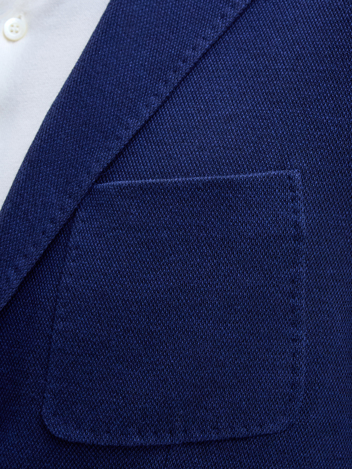 Блейзер в неаполитанском стиле из хлопка с накладными карманами CANALI, цвет синий, размер 50;52;54;56;58 - фото 5