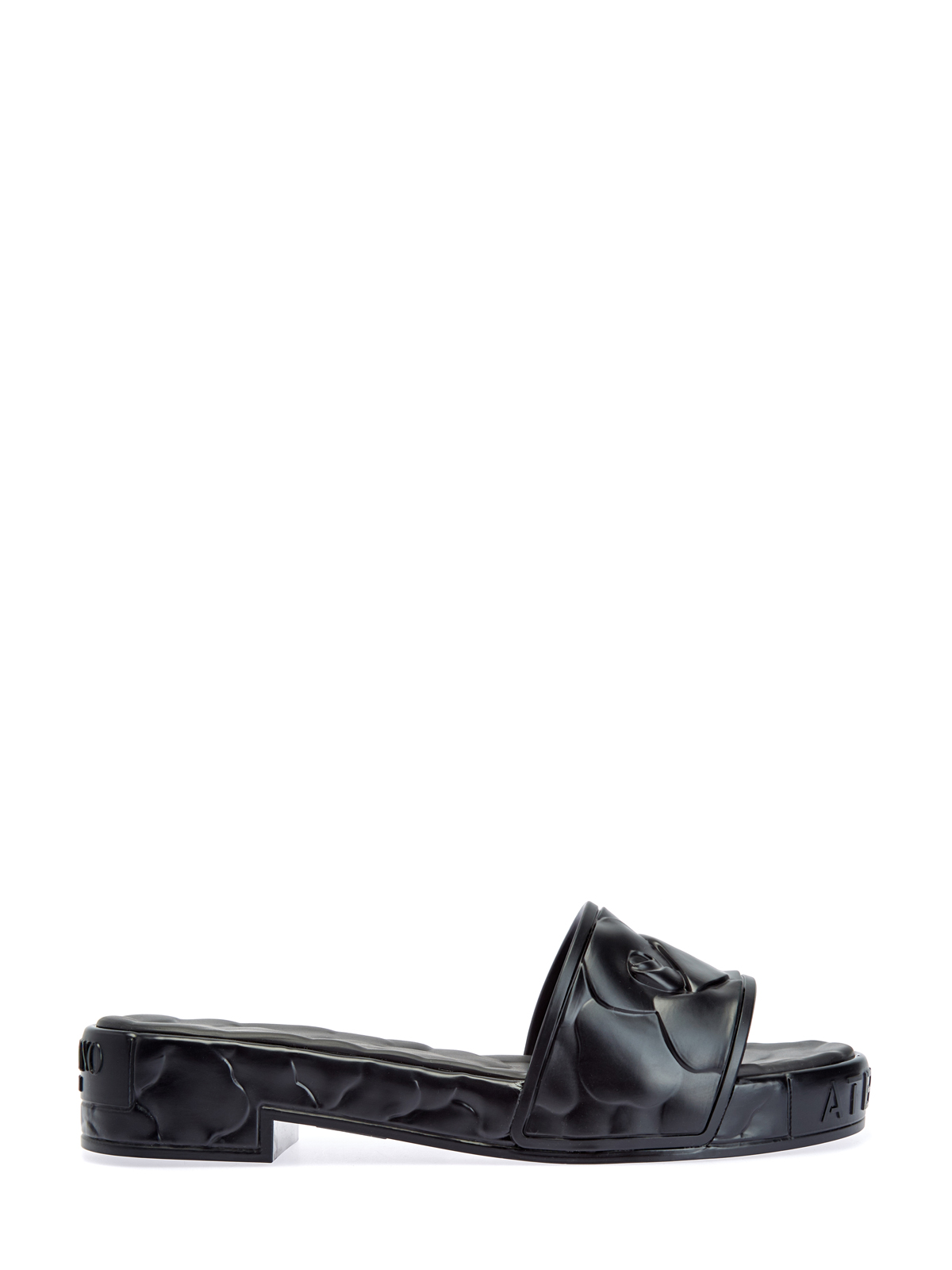 Сабо Atelier Shoe 03 Rose Edition на низком каблуке VALENTINO GARAVANI, цвет черный, размер 37;38;39;40