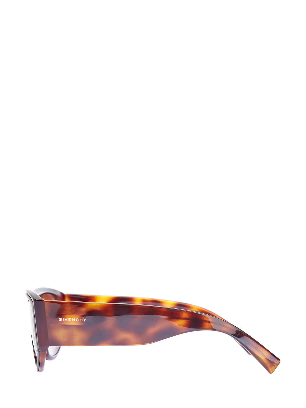 Очки с широкими дужками из легкого черепахового ацетата GIVENCHY (sunglasses), цвет коричневый, размер S;M;L - фото 3