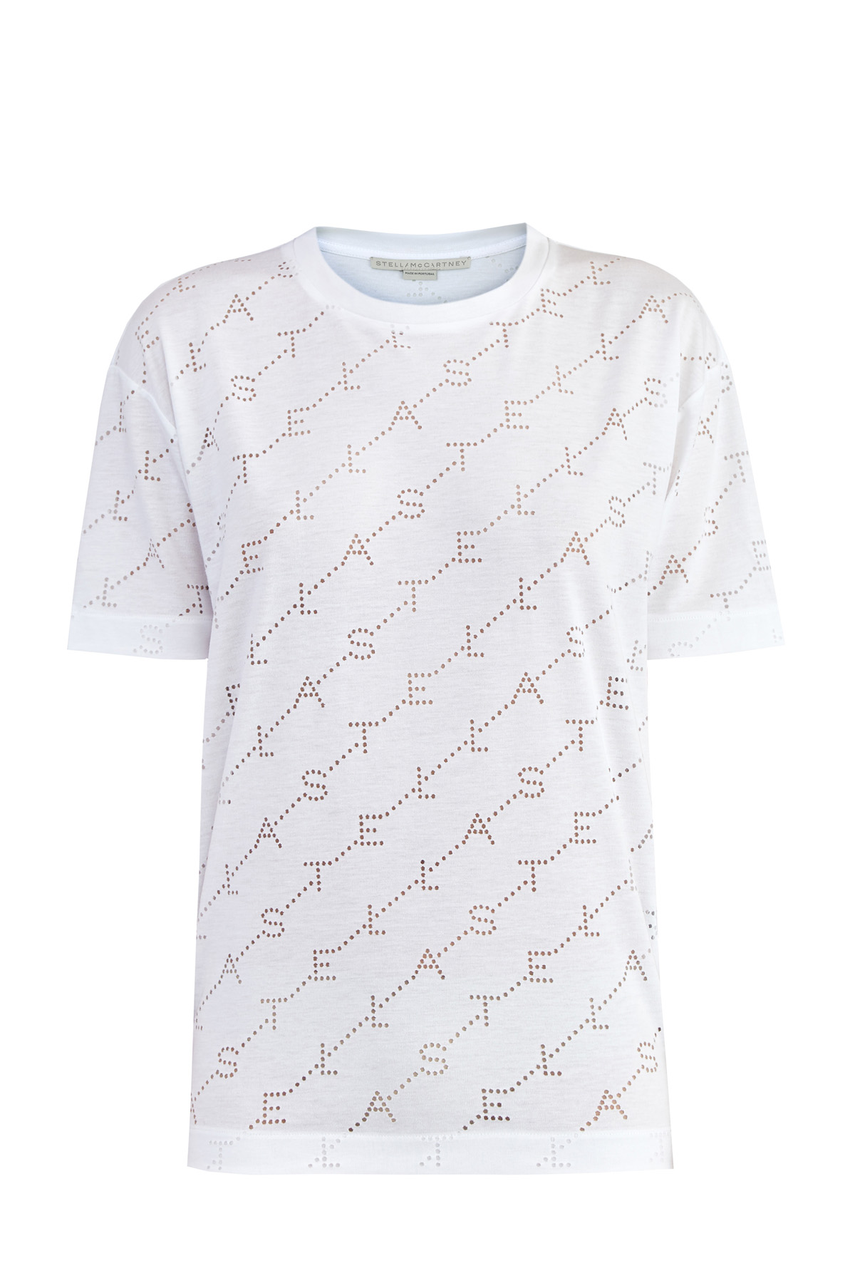 

Oversize-футболка из джерси с перфорированным принтом