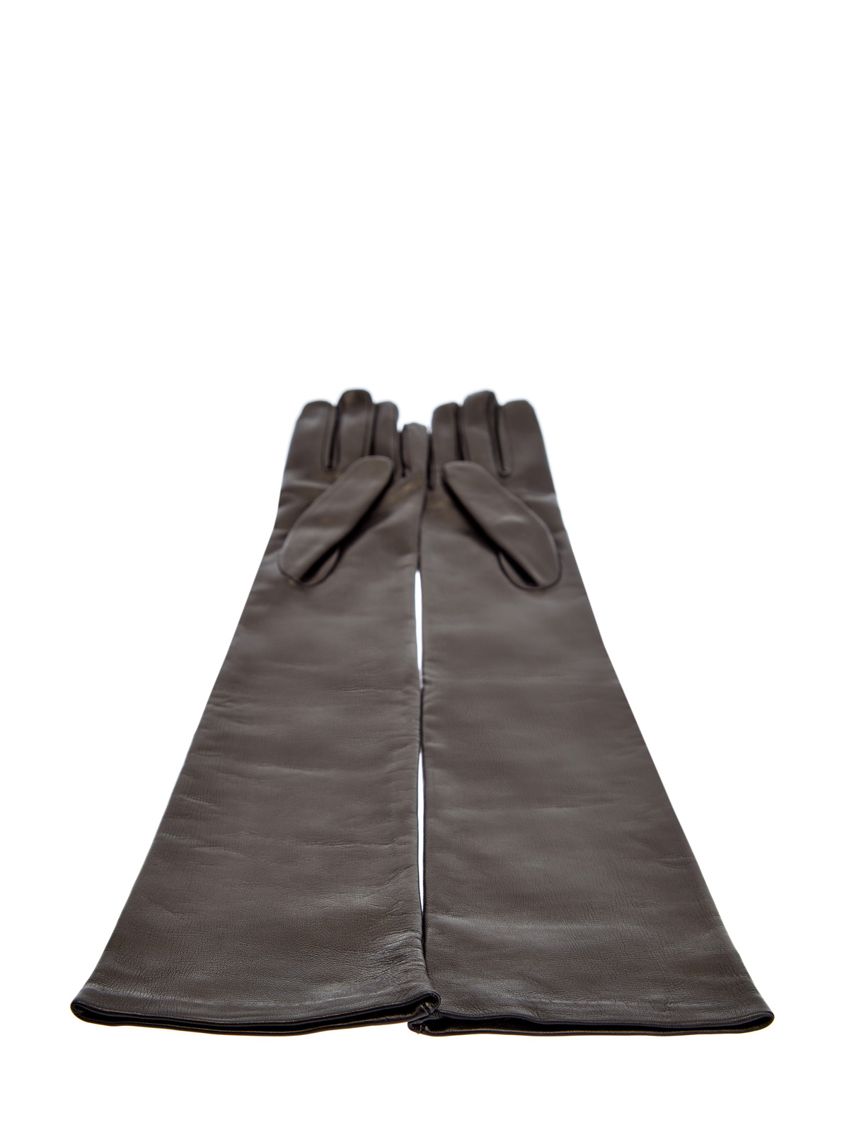 Перчатки из кожи наппа с рутениевым покрытием фурнитуры VALENTINO GARAVANI, цвет черный, размер XS;S;M;L - фото 4