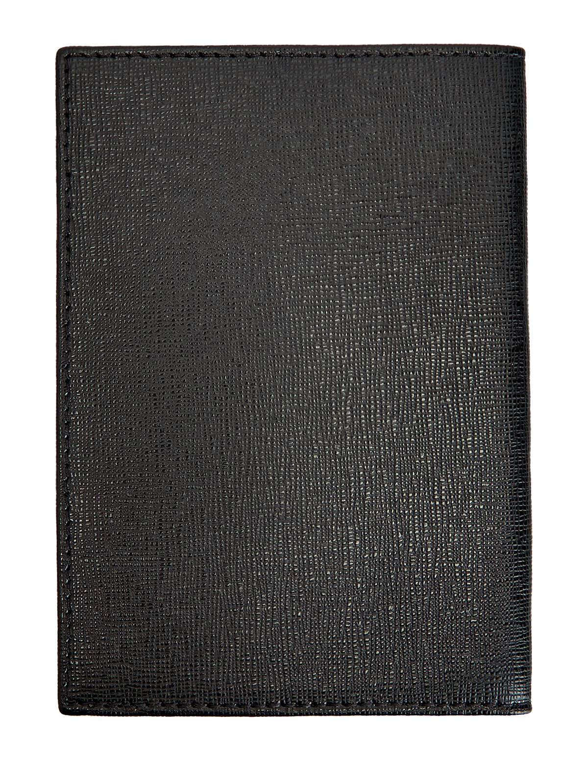 Обложка для паспорта из кожи с сафьяновой отделкой MORESCHI, цвет черный, размер M;L;XL - фото 2