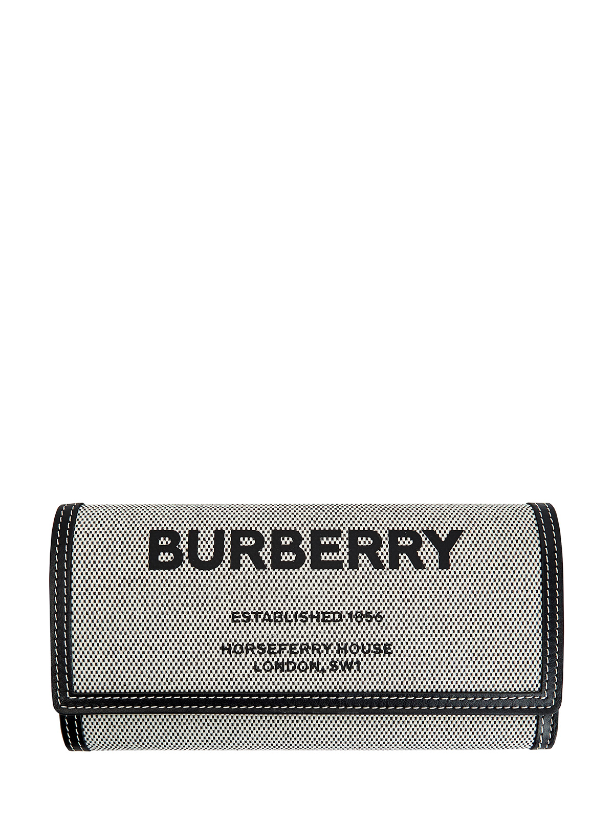 Классический бумажник из парусины с принтом Horseferry BURBERRY, размер 36;36.5;37;38;40;37.5 - фото 1
