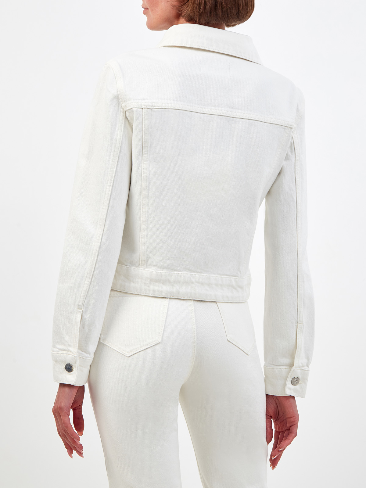 Куртка KARL X AMBER VALLETTA из органического денима KARL LAGERFELD, цвет белый, размер M;L;S - фото 4