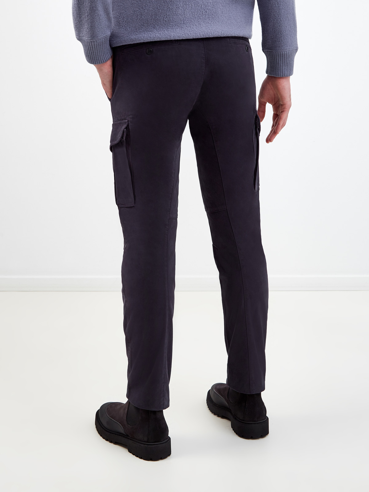 Окрашенные вручную брюки Ottoman Cargo C.P.COMPANY, цвет синий, размер M;L;XL;2XL;S - фото 4