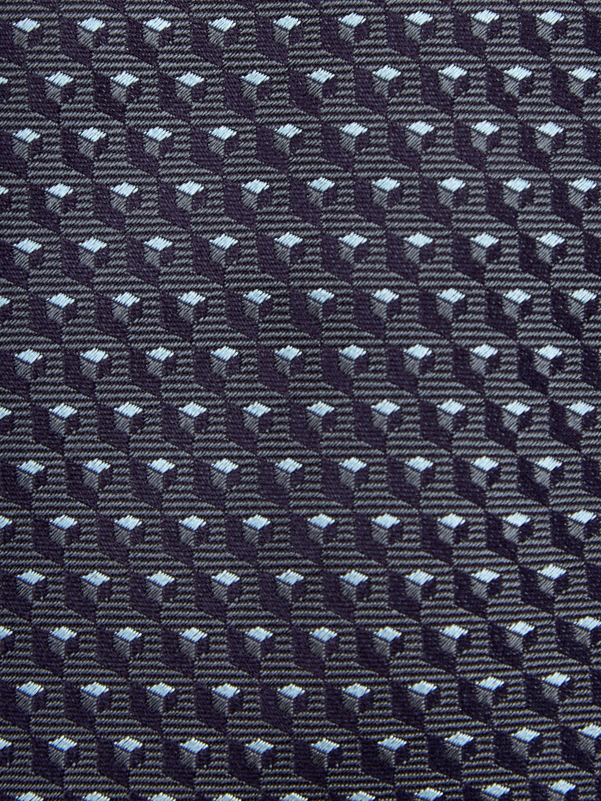 Шелковый галстук с объемным жаккардовым принтом CANALI, цвет серый, размер 50;52;54;56;58;48 - фото 2