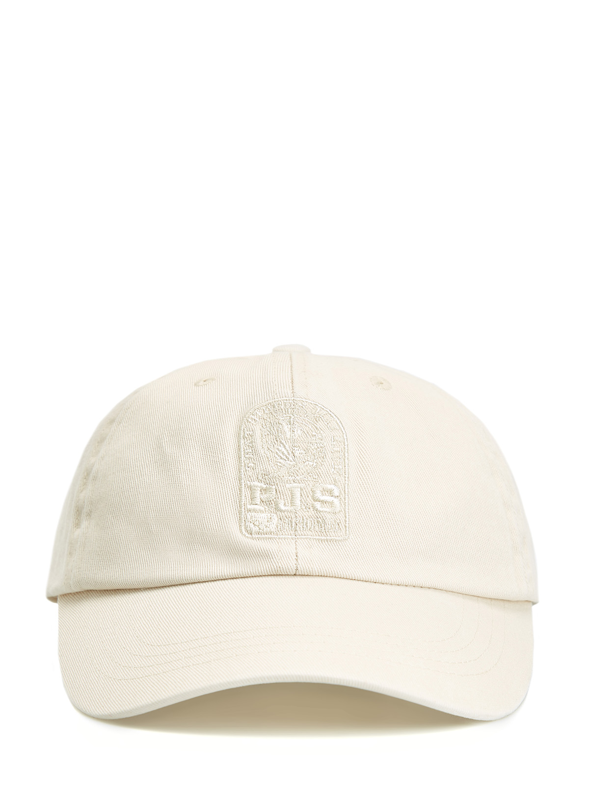 

Базовая бейсболка из легкого габардина с вышитым логотипом, Бежевый, Базовая бейсболка из легкого габардина с вышитым логотипом