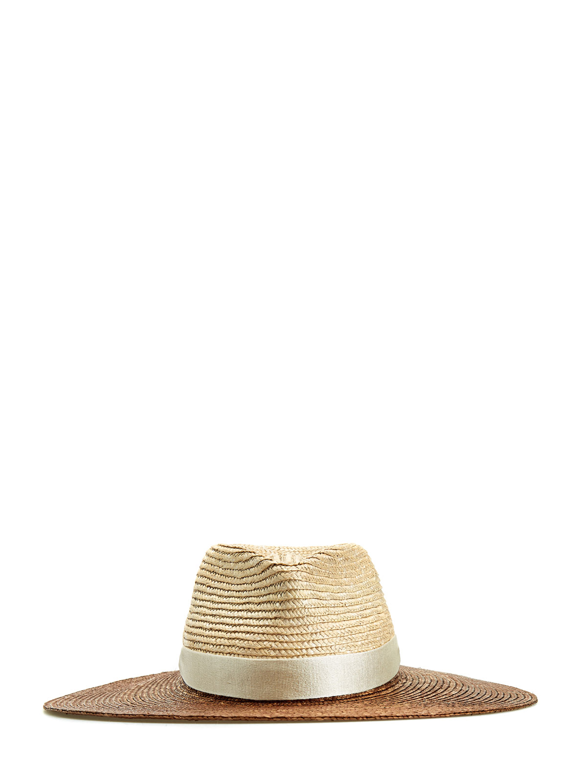 

Широкополая шляпа с лентой и эглетами Punto Luce, Коричневый, Широкополая шляпа с лентой и эглетами Punto Luce