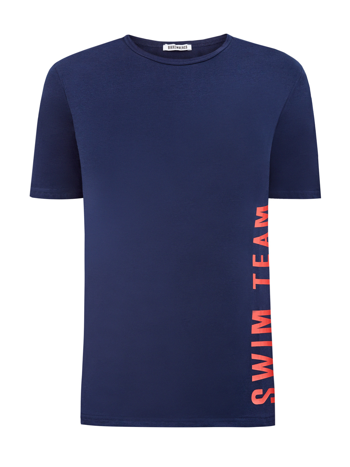 

Футболка из джерси с макро-принтом Swim Team, Синий, Футболка из джерси с макро-принтом Swim Team