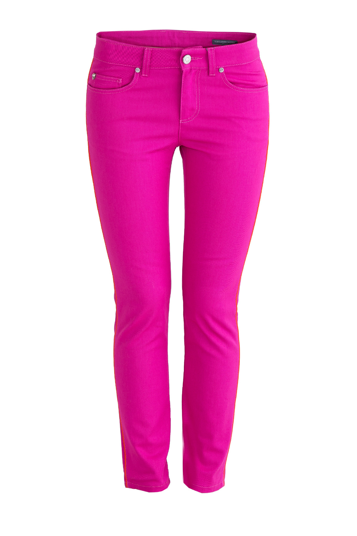 розовые джинсы женские