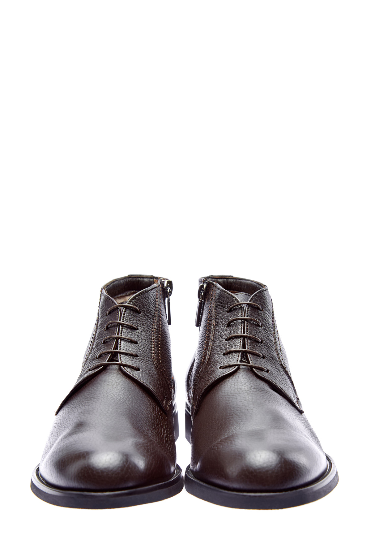 Высокие ботинки-дерби ручной работы из кожи оленя MORESCHI, цвет коричневый, размер 42.5;43;43.5 - фото 6