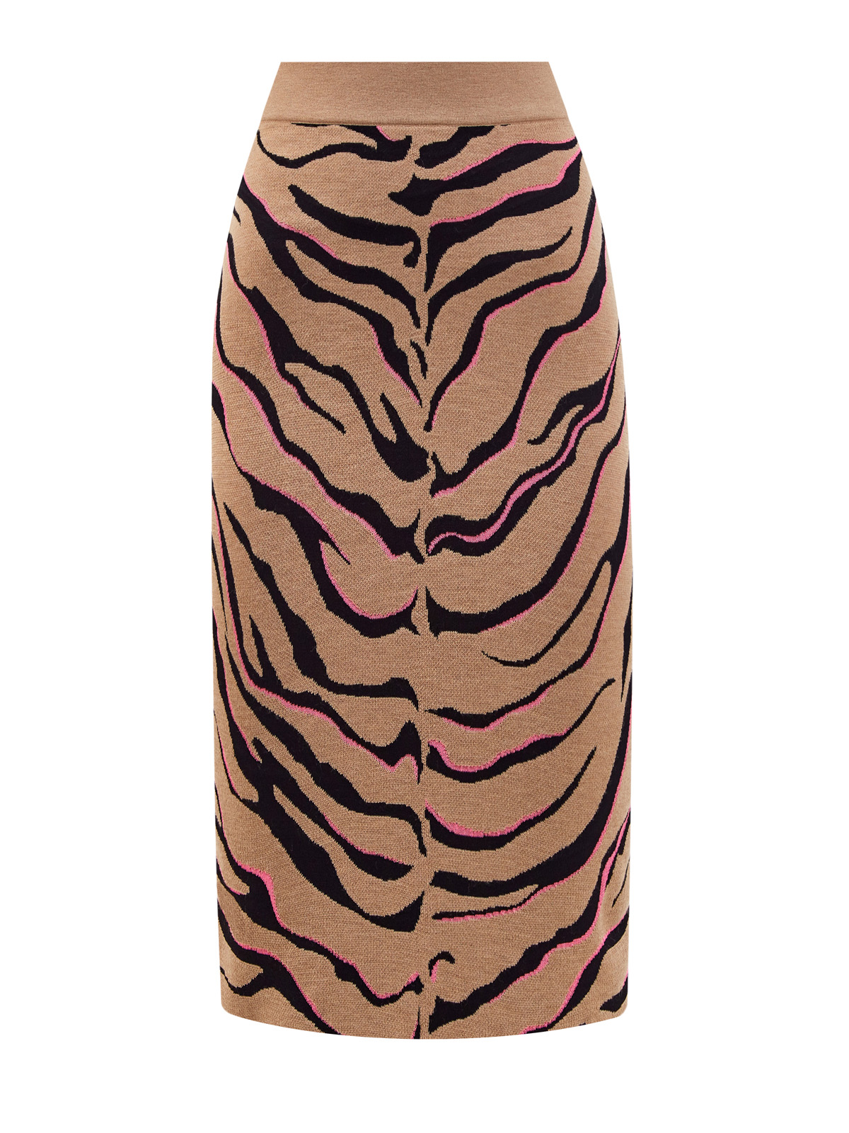 Облегающая юбка-миди с анималистичным принтом STELLA McCARTNEY цвет мульти