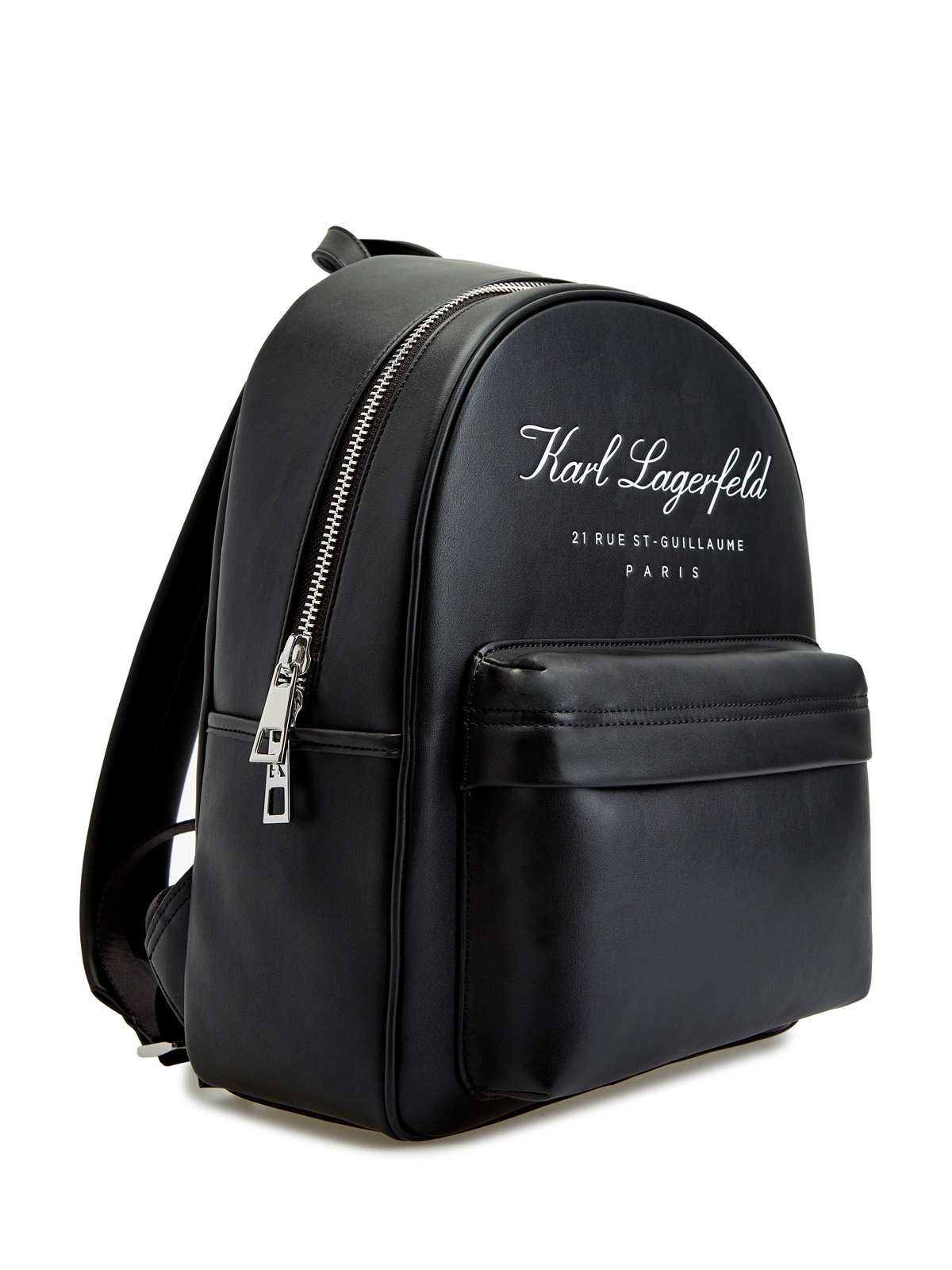 Вместительный рюкзак Rue St-Guillaume из гладкой эко-кожи KARL LAGERFELD, цвет черный, размер 37;38;39;40;41;42 - фото 3