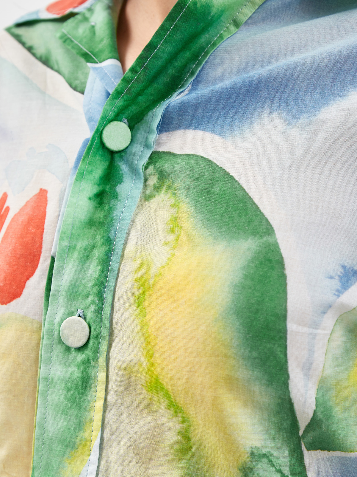 Свободная блуза Jade из хлопка с принтом Barbary Paradise CHARO RUIZ IBIZA, цвет мульти, размер S - фото 5