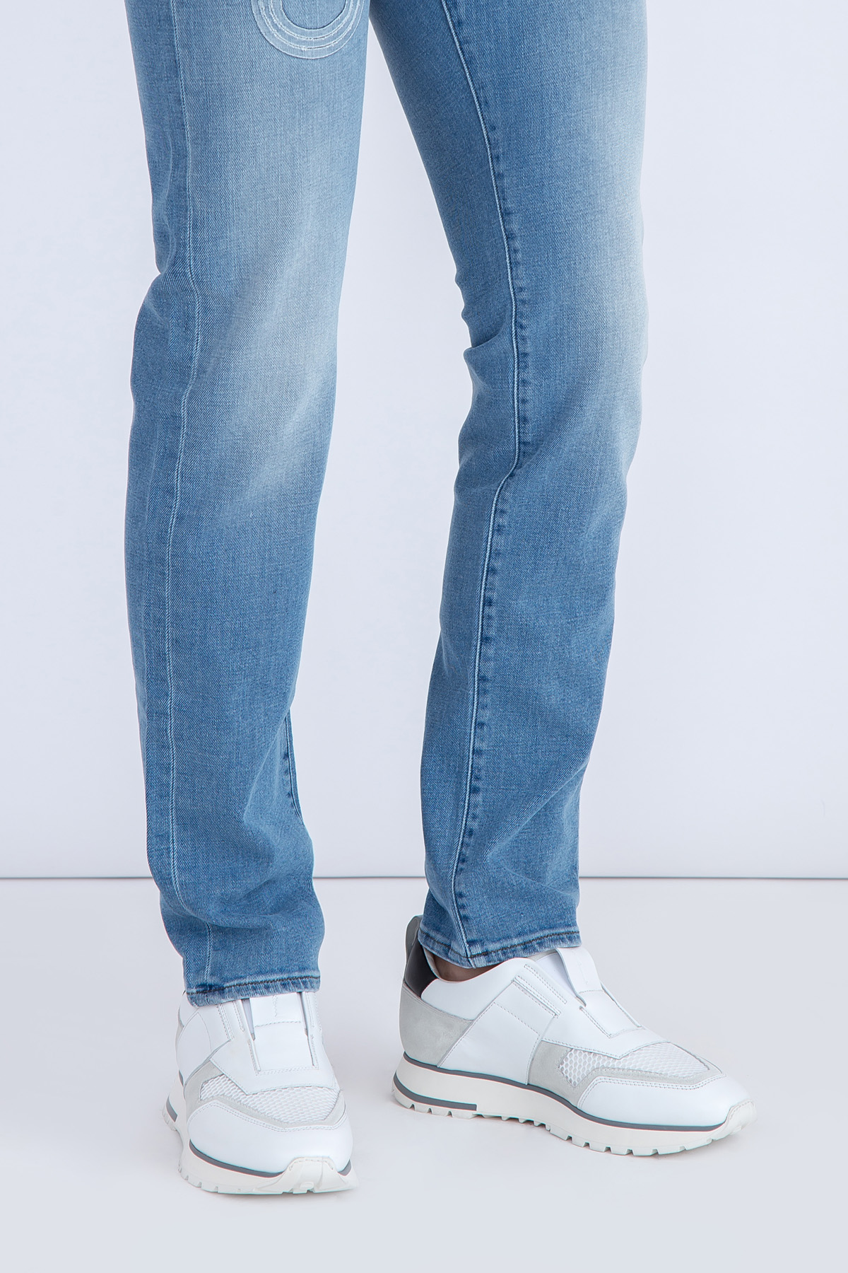 кроссовки SANTONI, цвет белый, размер 39.5 - фото 2