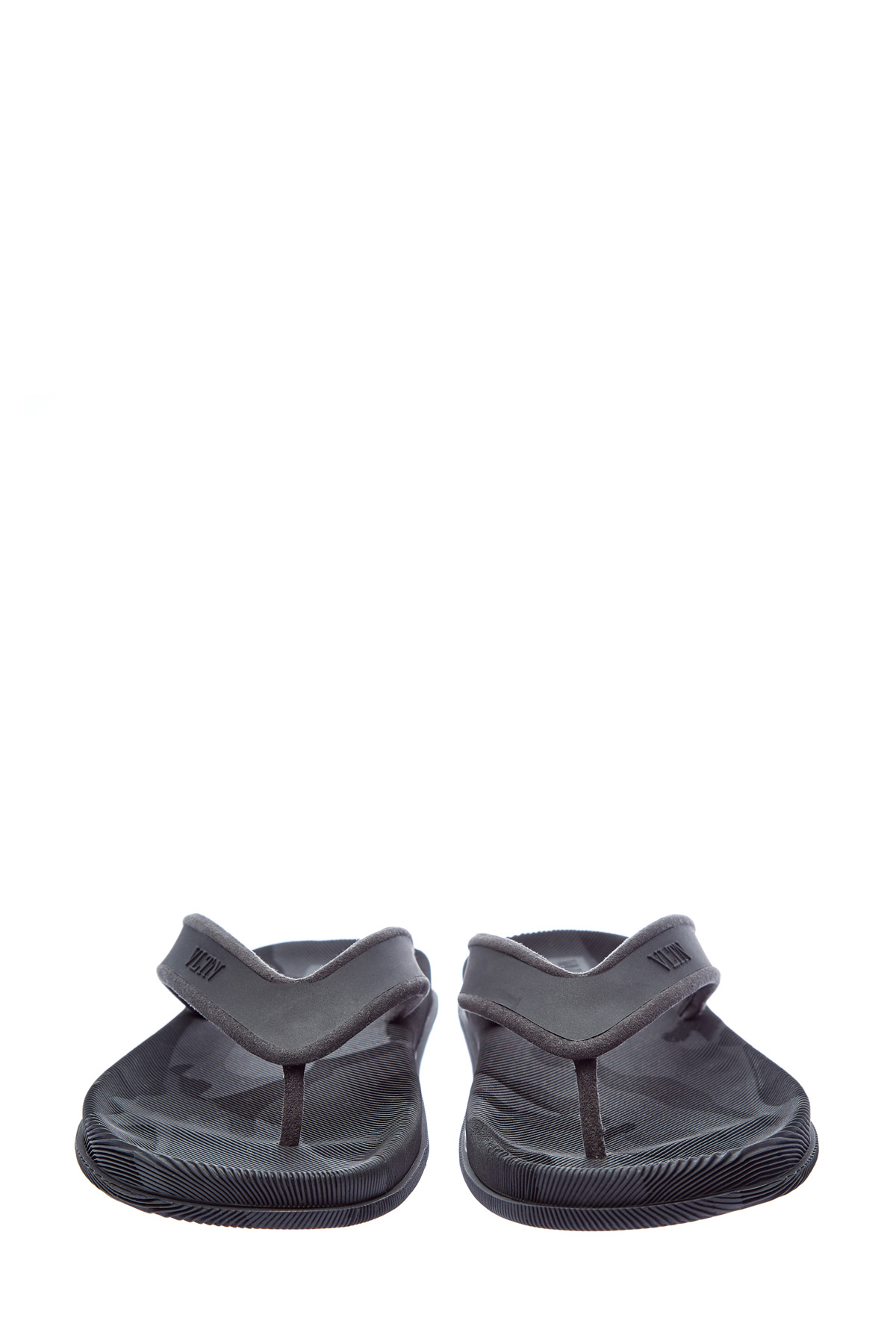 Шлепанцы с рифленой подошвой и отделкой из алькантары VALENTINO GARAVANI, цвет черный, размер 40.5;42 - фото 6