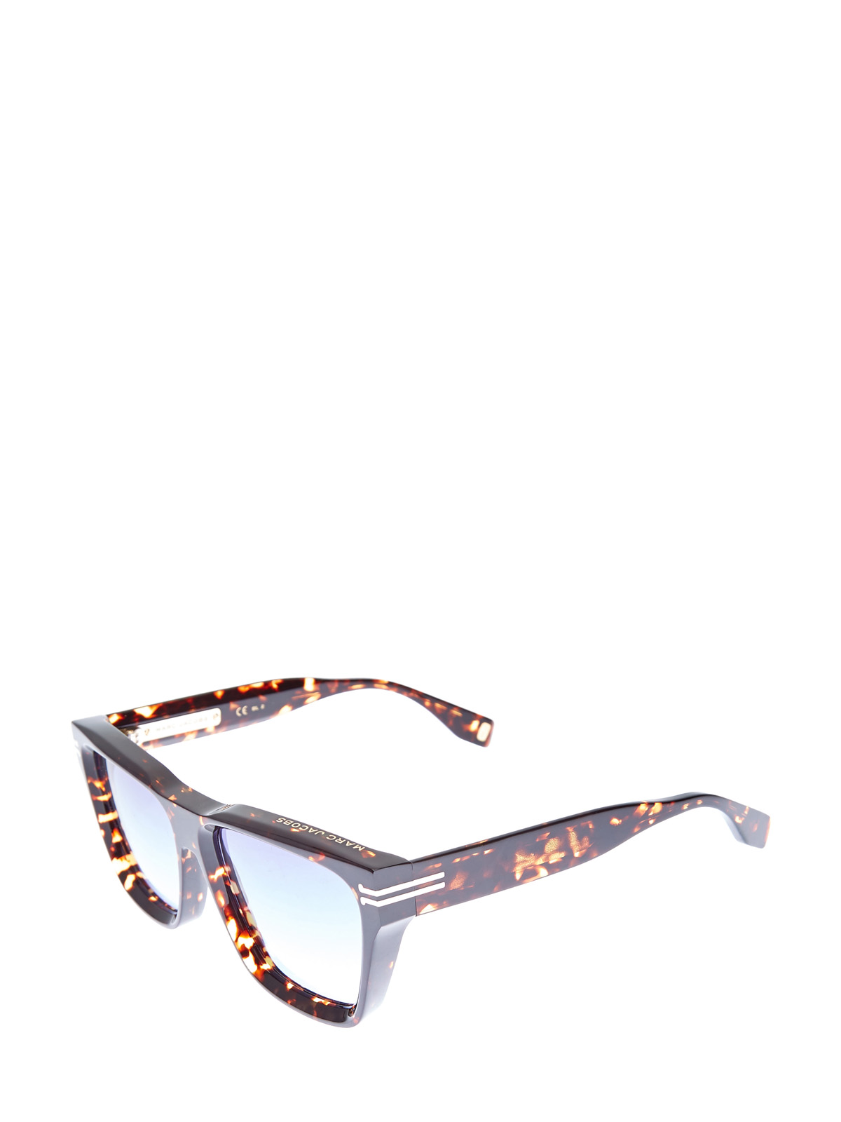 Солнцезащитные очки-вайфареры в квадратной оправе MARC JACOBS (sunglasses), цвет коричневый, размер S;M;L - фото 2