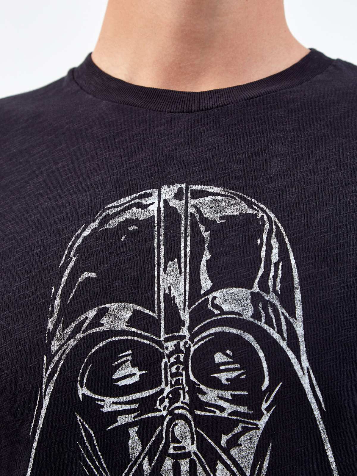 Хлопковая футболка из лимитированной коллекции Star Wars MC2 SAINT BARTH, цвет черный, размер 2XL - фото 5
