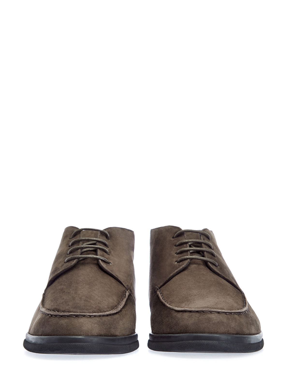 Замшевые ботинки-дерби на подкладке из овчины CANALI, цвет коричневый, размер 41;41.5;42;42.5;43;43.5;44 - фото 6