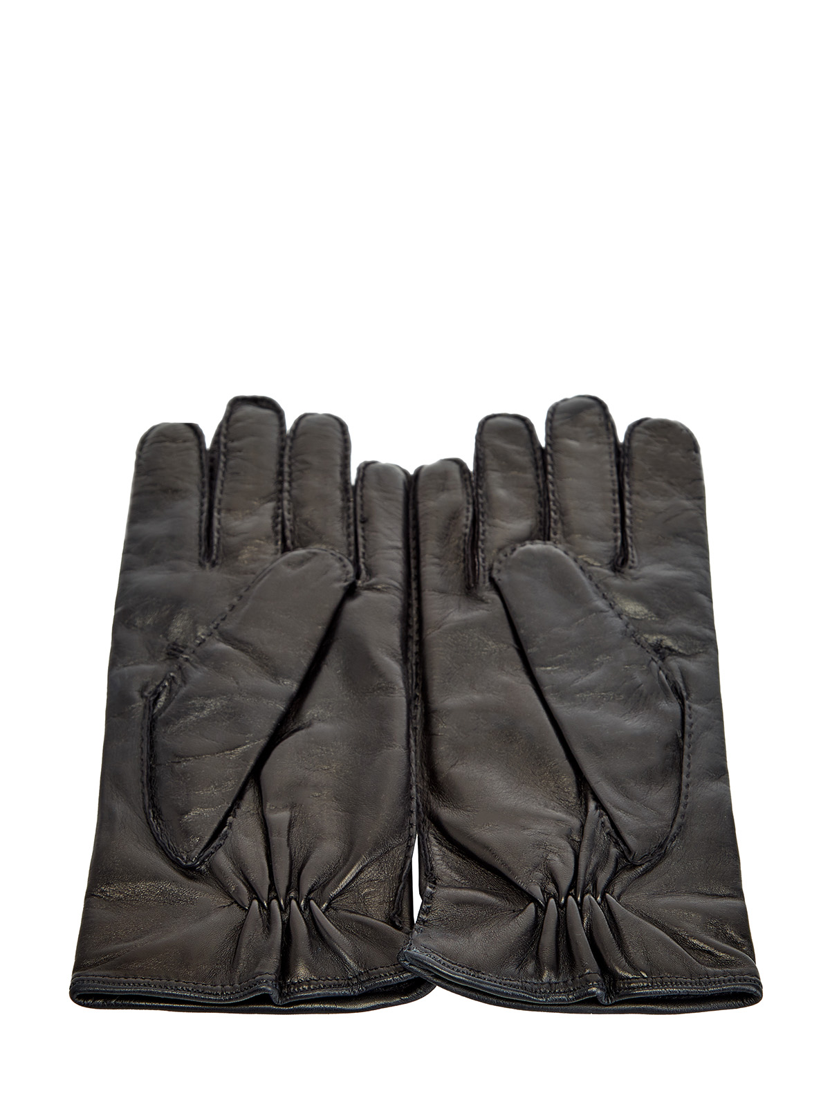 Перчатки из кожи ягненка с кашемировой подкладкой MORESCHI, цвет черный, размер S;M;L - фото 3