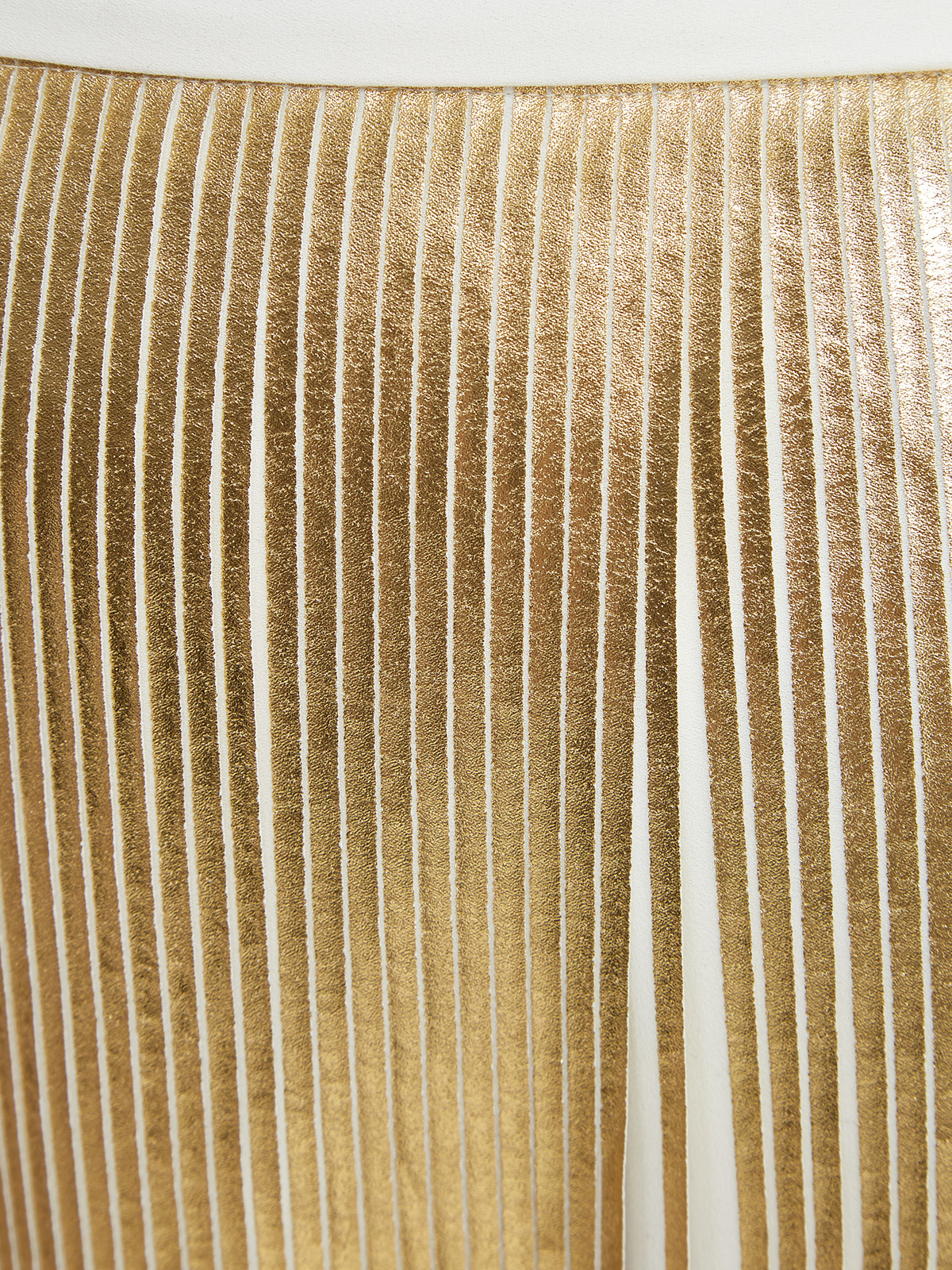 Плиссированная юбка-миди с металлизированным напылением VALENTINO, цвет золотистый, размер 40;42;44;38 - фото 5