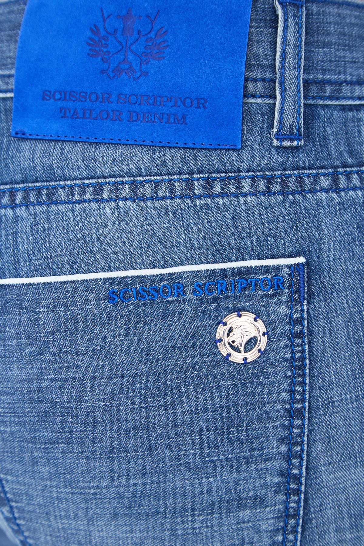 джинсы SCISSOR SCRIPTOR, цвет синий, размер 46;48;52;54 - фото 7