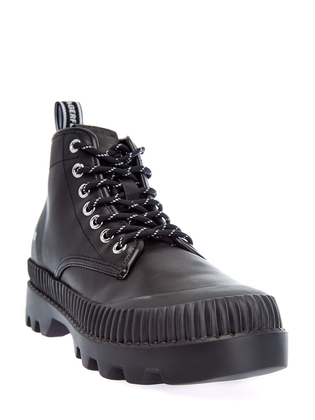 Кожаные ботинки Trekka с принтом в стиле граффити KARL LAGERFELD, цвет черный, размер 38;39;41;42;37;40 - фото 3