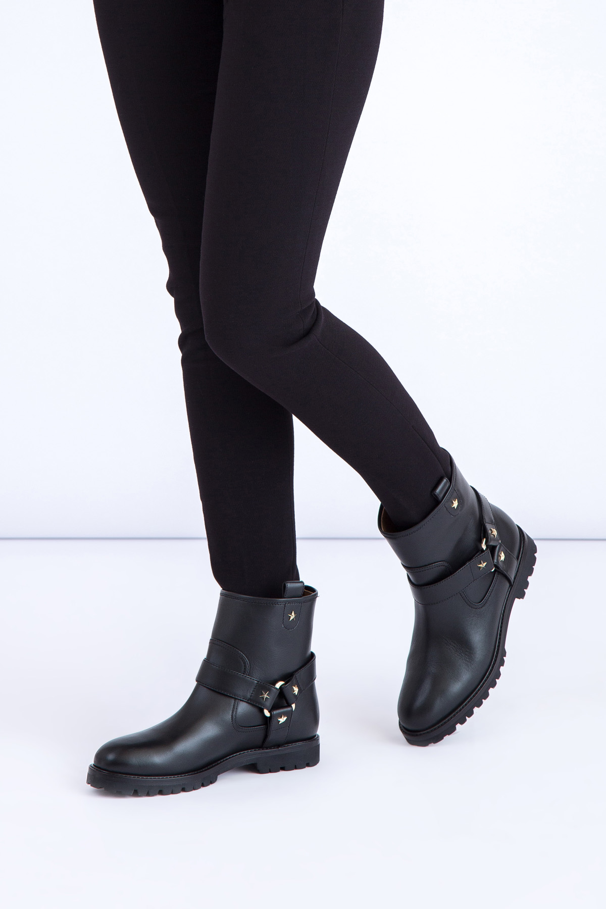 ботинки AQUAZZURA, цвет черный, размер 37;38.5 - фото 2