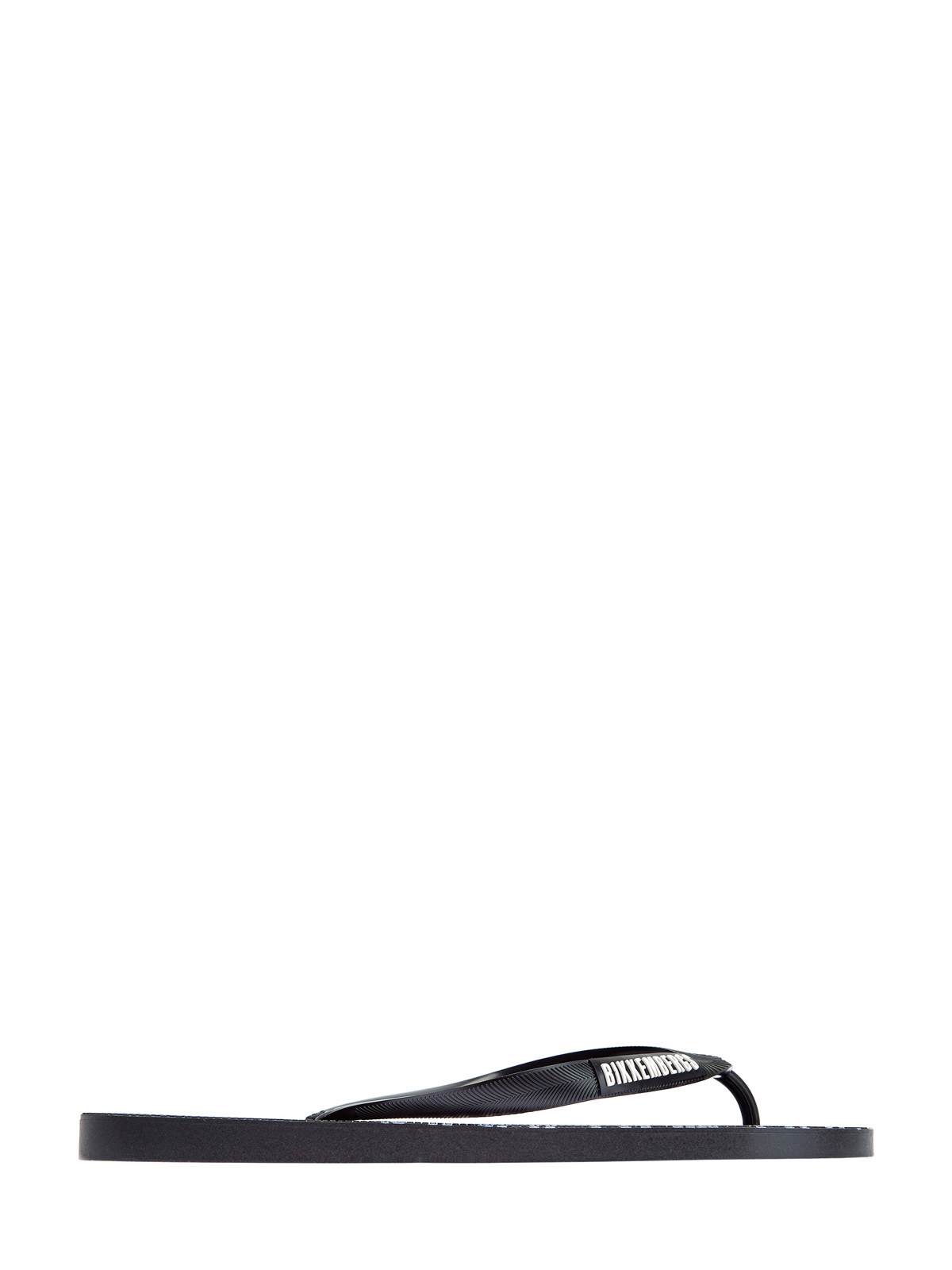 Легкие шлепанцы с контрастным принтом Soccer BIKKEMBERGS, цвет черный, размер 41;42;43;44;45 - фото 1