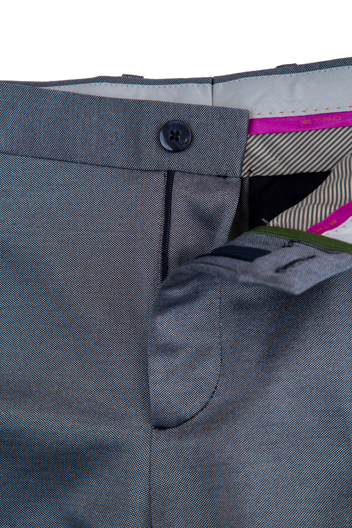 брюки ETRO, цвет серый, размер 48;50 - фото 5