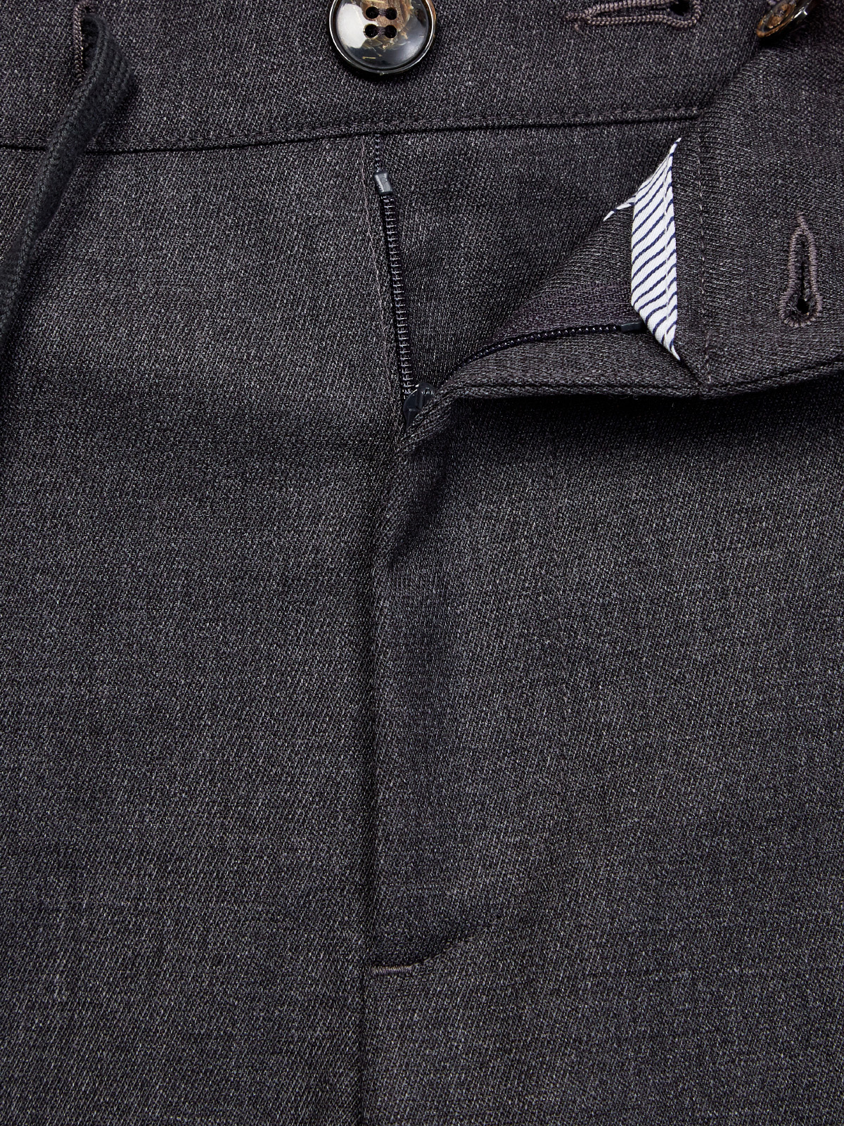 Шерстяные брюки с заложенными складками ELEVENTY, цвет серый, размер 44;48;50;52 - фото 7