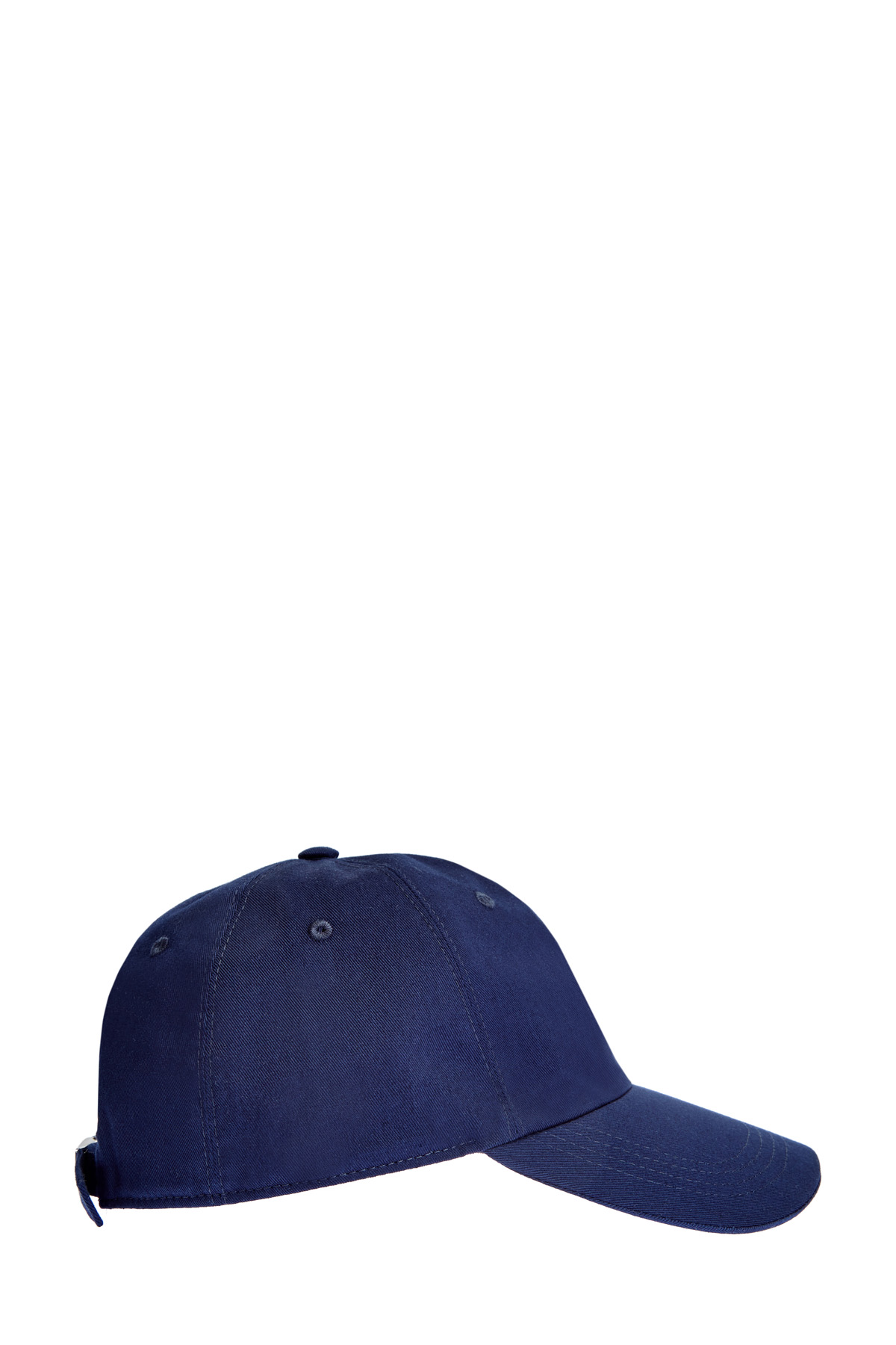 Бейсболка из хлопкового денима с вышитой монограммой бренда ELEVENTY, цвет синий, размер 44 - фото 2