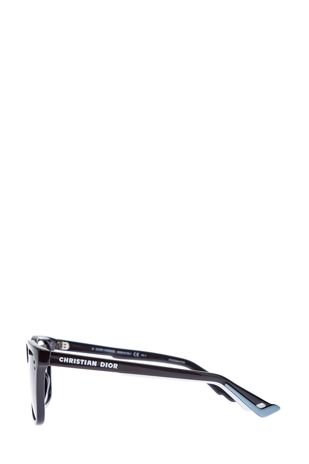 Очки B24 с объемной отделкой дужек и резными линзами DIOR (sunglasses) men, цвет черный, размер 42 - фото 4