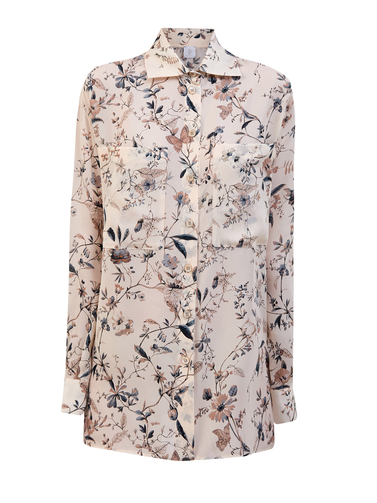 

Свободная блуза из шелка с флористическим принтом Ramage, Мульти, Свободная блуза из шелка с флористическим принтом Ramage