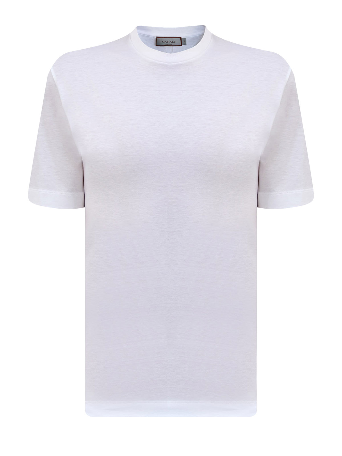 

Футболка из хлопка джерси с вышитой символикой в тон, Белый, Футболка из хлопка джерси с вышитой символикой в тон