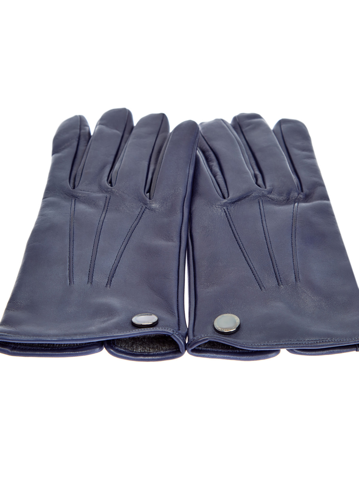Перчатки из кожи наппа с литой фурнитурой MORESCHI, цвет синий, размер L;S;M - фото 2
