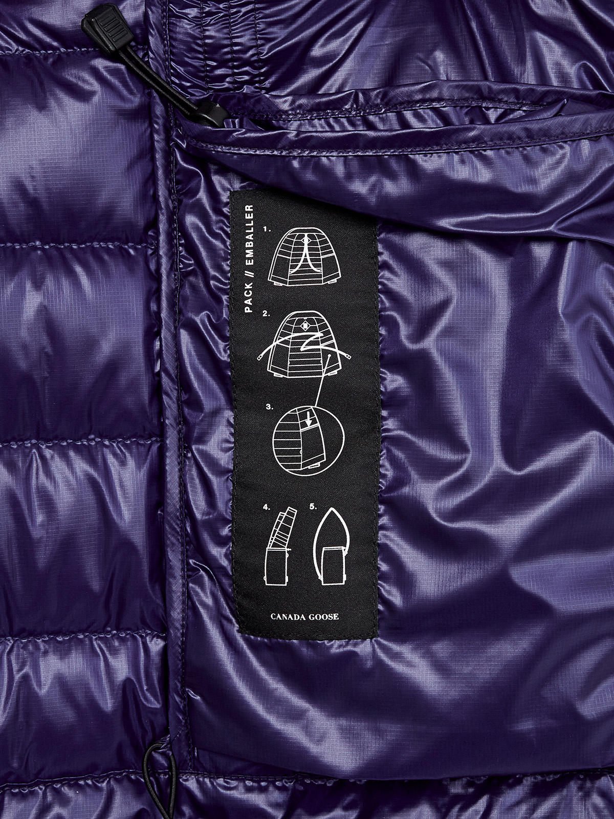 Куртка из водонепроницаемого нейлона Rip-stop CANADA GOOSE, цвет синий, размер M;L;XL;2XL - фото 6
