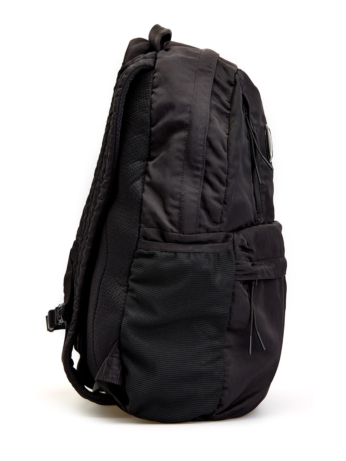 Рюкзак из водостойкого нейлона с мембранной спинкой и линзой C.P. C.P.COMPANY, цвет черный, размер 60;59;58 - фото 3